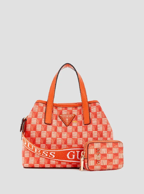 Orange Logo G Wave Mini Tote Bag