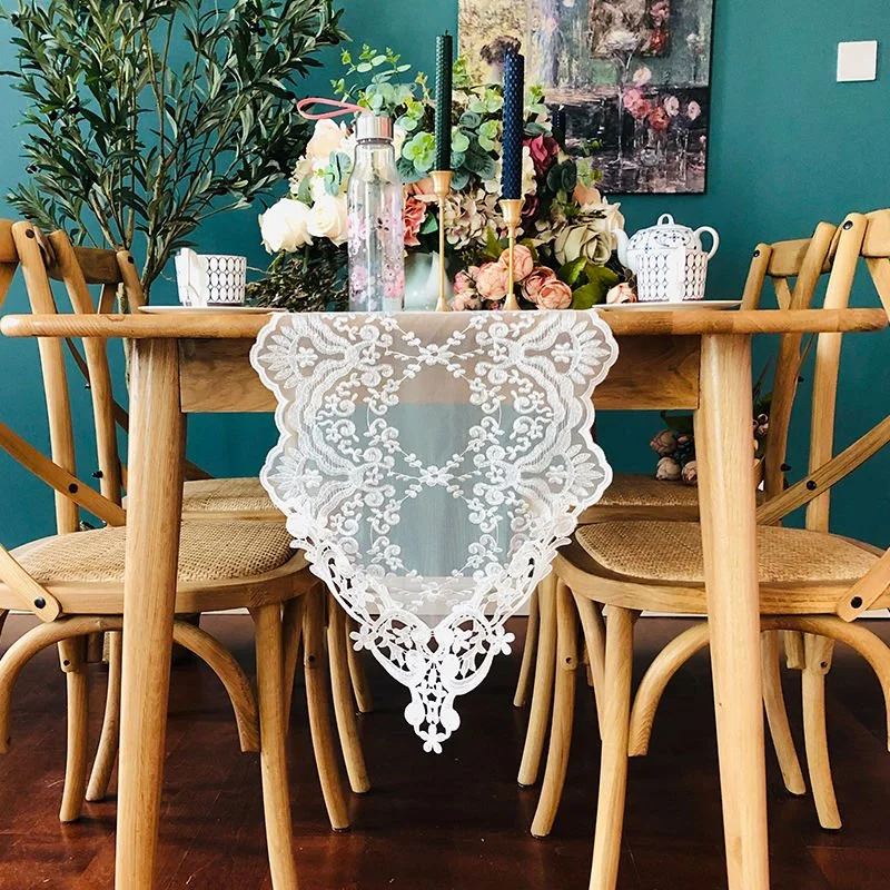 Outdoor Garden Lace Table Runner Wedding Table Runner Home Decor