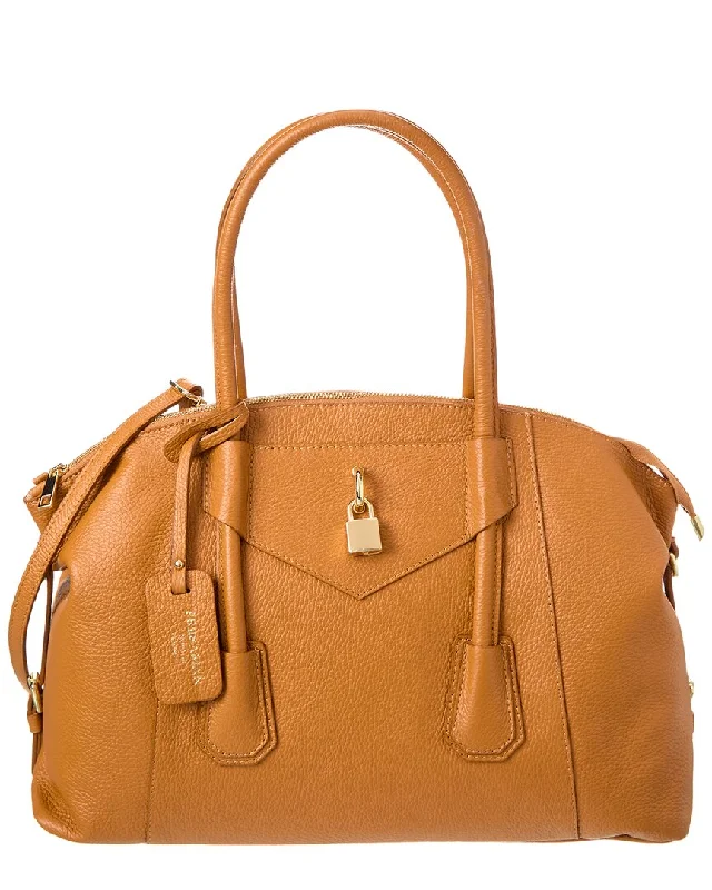 Persaman New York Geraldine Top Handle Leather Tote