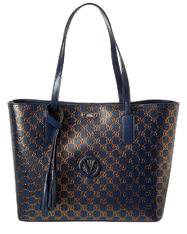 Valentino by Mario Valentino Soho Monogram Leather Tote