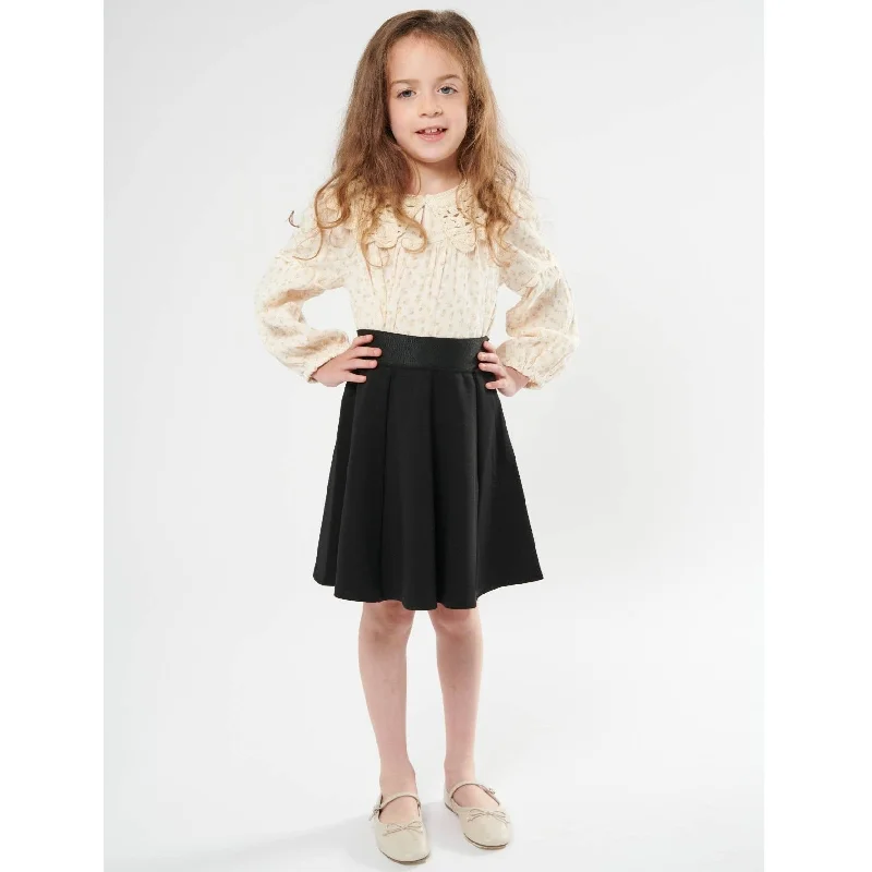 Girls Elasticated A-Line Skirt