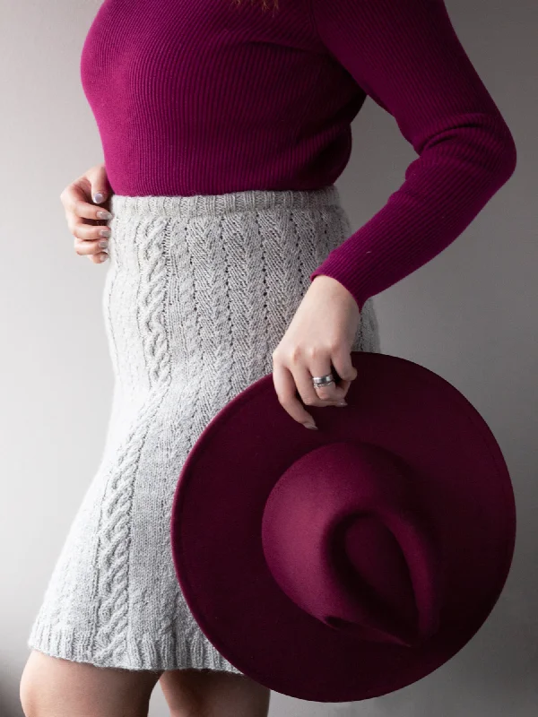 Tweel skirt <br/><small>knitting pattern</small>