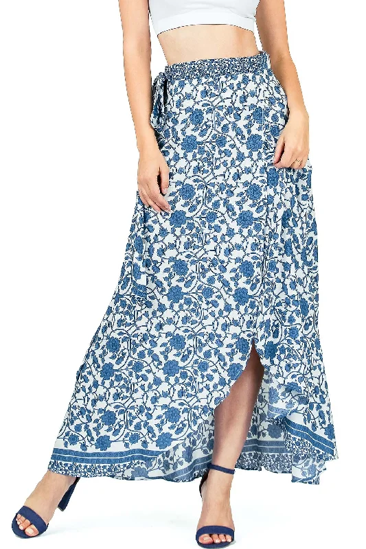 Vine Wrap Maxi Skirt